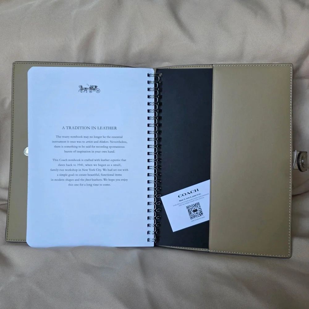 Coach Lemon Notebook Cover + insert - Picture 10 of 11